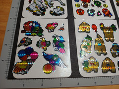 Vintage 1980s Prism Sparkle Unicorn Stickers BJ & More 100+ Lot of 12 Sheets NEW