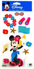 Jolee’s Boutique Sticker Collage Disney Mickey Collection Tropical Minnie Mouse