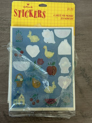 vtg Hallmark Stickers COUNTRY DUCKS FARMHOUSE 1980’s Cottage Core 2 full sheets