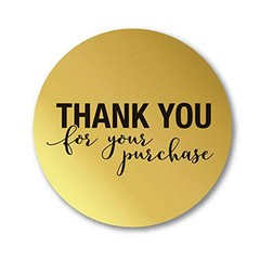 Round Thank You Labels Sticker Self-adhesive Home-made Sticky Wrapping Stickers