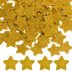 1″x1″ Star Foam Stickers, 240Pcs EVA Glitters Foam Shape Sticker, Golden