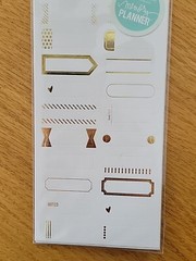 NEW Heidi Swapp Planner Stickers Fresh Start Clear & Hello Beautiful Gold Foil