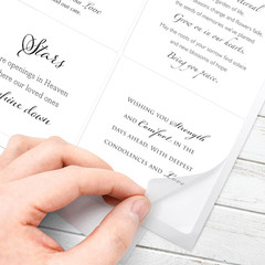 Designs Thinking of You Peelables Stickers for Card Making. 48 Peelable Verses &
