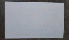 Vintage 1991 Current Bright Rainbow Stars Butterflies Hearts Sticker Sheet NOS