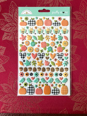 YOU CHOOSE – NEW PUFFY ICON DOODLBUG 3D STICKERS – FALL GARDEN SOOO CUTE