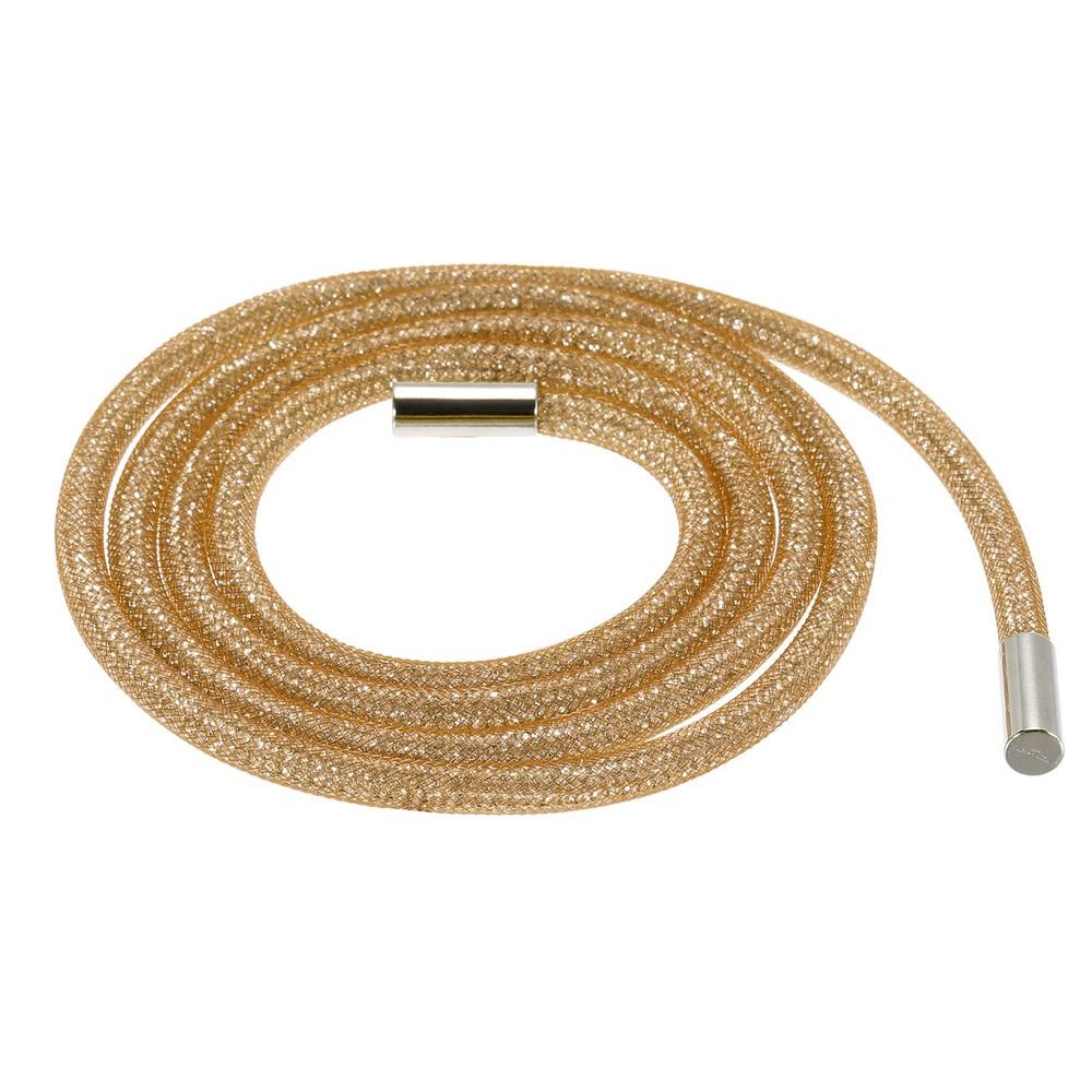 6mm x 120cm Rhinestone Rope Crystal Rope Yellow Mesh Yellow Diamond