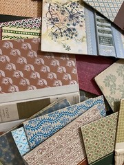 LARGE JUNK JOURNAL SUPPLIES/Napkins,readers Digest, Paper, Fabrics (SEE PHOTOS)