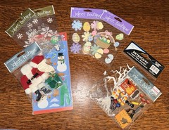 Jolee’s Boutique And Others Lot Of Holiday Themed Scrapbooking Stickers