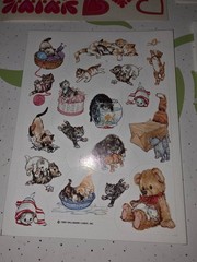 12 Full Sheets Vintage 1970-90’s Hallmark STICKERS Snoopy Heathcliff Gremlins