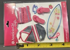 American Girl Crafts EK Success Style Swimming Theme Bikini Flip Flops Towel