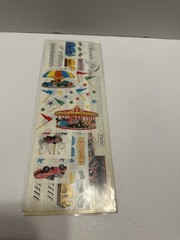 2002 CREATIVE MEMORIES AMUSEMENT PARK STICKERS 6165540602 ROLLER COASTER HOT DOG