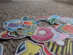 Variety sticker pack (VINYL) 100 stickers per pack /positive vibes