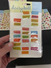 Daisy Hill Alphabet Dome Stickers Lot Of 13 Packages NEW