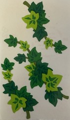 GREEN IVY Stickers(3pc) Mrs.Grossman’s…Garden…Plant…Climbing Branch…Card Making…
