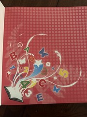 40 Sheets Scrapbook Card Stock Paper Foil Embossed Die Cuts Kids School Apple