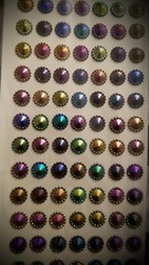 CraftbuddyUS 14 Packs of 8mm Aurora Borealis Beaded Gems