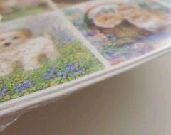 VTG 80s Pets Dog Cat Stickers Scrapbook Forget Me Not American Greeting NOS