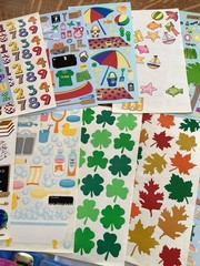 Stickopotamus Sticker 6-Ring Binder Album With 32 Stickers Pages