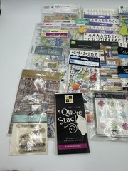 DCWV Jolee’s Sandylion Sticko Scrapbook Stickers Quote’s Letters Vellum Nice Lot