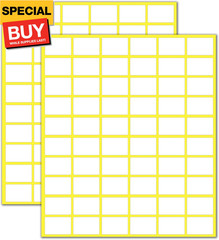 (900 Pack) 0.75″ x 0.5″ – Price Stickers, Small White Labels Stickers