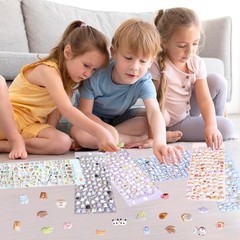 600+ Cute Mini Puffy StickersSmall 3D Tiny Micro Bulk Sticker Set for Kids Gi…