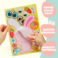 36 Sheet Easter Stickers with Chick Bunny Sheep Egg Pattern for Kids Decorations