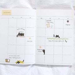 Kawaii Black Cat Deco Stickers Planner Diary Journal Scrapbook Craft Stationery