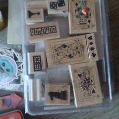 Craft Lot Crafting Supplies Water Color Pencils Glitter Stamps Embellishments