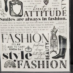 Crafters Square Paper Craft Rub On Transfer Stickers Decals Fashion Beauty Style