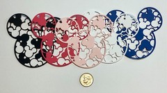 Die Cuts Mickey Mouse Disney Cards & Craft Scrapbooking Embellishments Projects