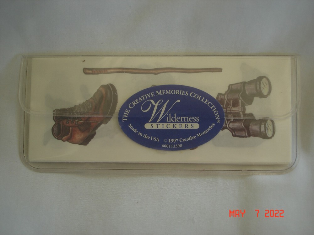 SEALED PACKET 1997 CREATIVE MEMORIES WILDERNESS STICKERS Made in USA