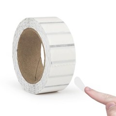 Clear Retail Package Seals 1.5 Inch Round Circle Wafer Package Seals Stickers/La