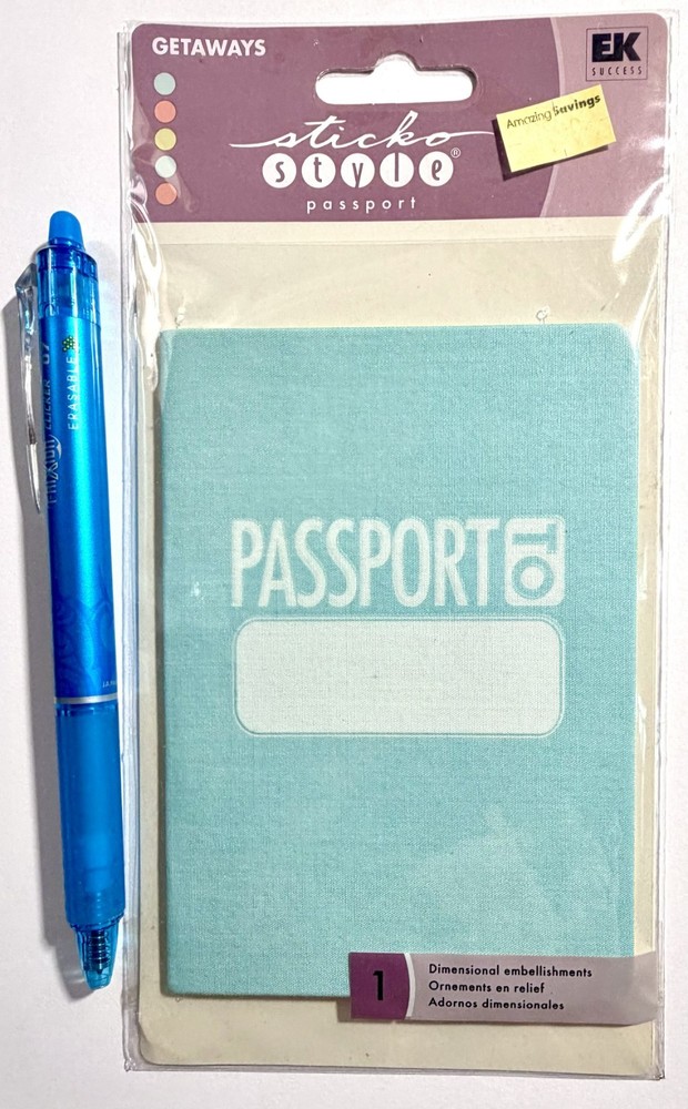 Passport Book Stickers Scrapbooking Card Making Journal Planner Sticko