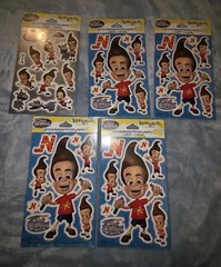 VNTG STICKETY DOO DA JIMMY NEUTRON Stickers 5 Sets Sealed New
