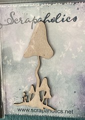 Lot of (4) Chipboard Accents by Scrapaholics, Quotes, Nature- New