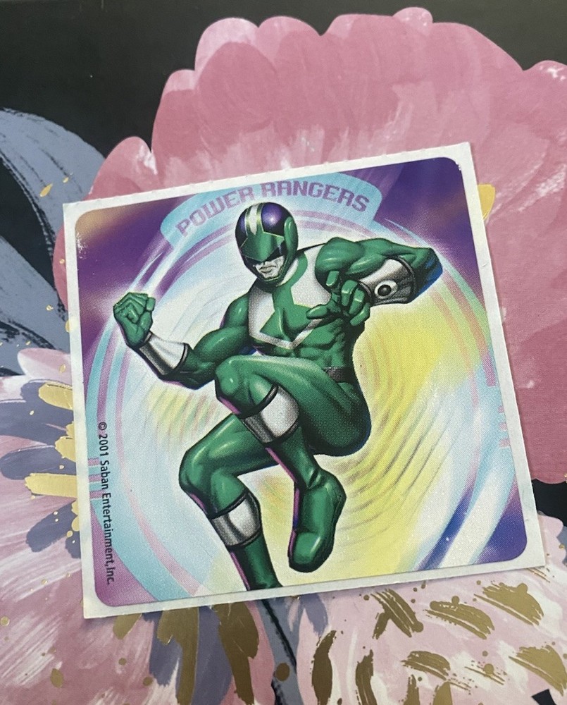 Power Rangers Sticker Mod 2.5” Inches Year: 2001