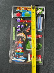 Lot of Travel Bahamas Washington DC Las Vegas Scrapbook Stickers and art