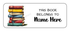 30 THIS BOOK BELONGS TO/FROM LIBRARY OF/STICKERS LABELS/TEACHER – PERSONALIZED