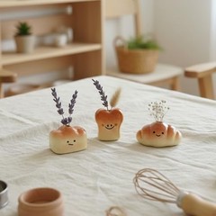 3 PCS Mini Vase Fridge Magnets, Ceramic Unique Small Handmade Bud Vases, Cute