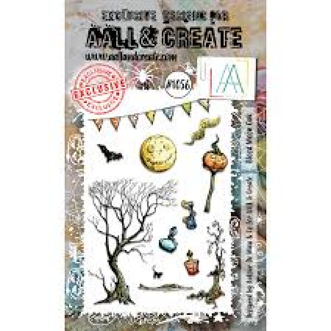 AALL AND CREATE -CLEAR ACRYLIC STAMPS – BLOOD MOON OAK