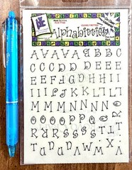 4 pkgs Letters Stickers Scrapbooking Journal Card Making Provo Craft