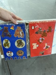 Vintage 1980s Sticker Album Collection Pac-Man Donkey Kong Qbert Bears Huge Lot