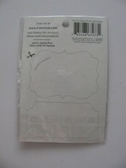 Colorbok Glitzy Prismatic Accents FOIL TALK BUBBLES 36 Pieces NIP