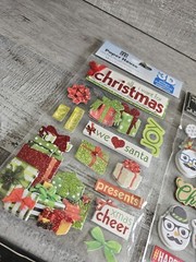 Sticker Lot Christmas Scrapbooking 3D Stickers Holiday Winter RARE Jolee’s #138