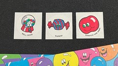 CTP 1981 Award Certificates BUBBLE GUM with Scratch and Sniff Stickers Lot