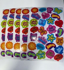 Sandylion girl stickers lot of 5 SHEETS 4″ X 6 «