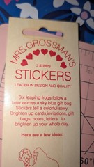 Vintage Mrs Grossmans Stickers Tropical Birds Parrots 3 Sheets New In Pack READ