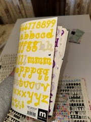 Huge Alphabet Sticker Lot Scrapbooking Letters Numbers Bundle