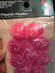 Imaginisce Flower Flourish Pink Gotta Buy Basics Collection 3 packages, New