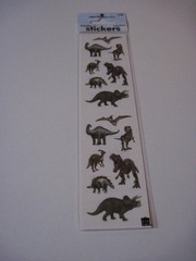 Scrapbooking Stickers Paper House Dinosaurs Repeats T-Rex Brontosaurus Slim More